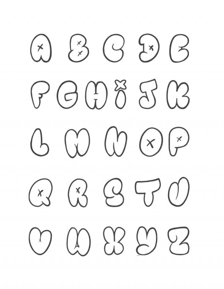 4 Graffiti Alphabet Procreate Brushsets Bundle 1 Graffiti Empire