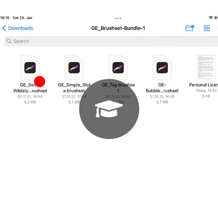 how to add brush sets to procreate