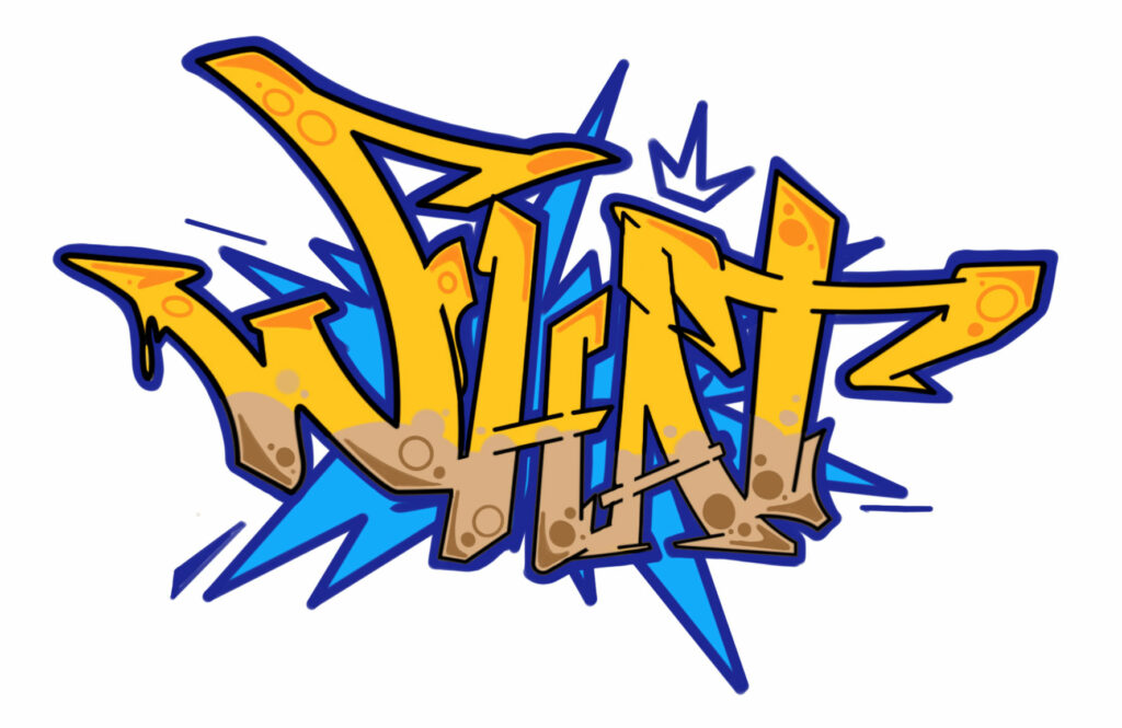 What digital Graffiti graphic